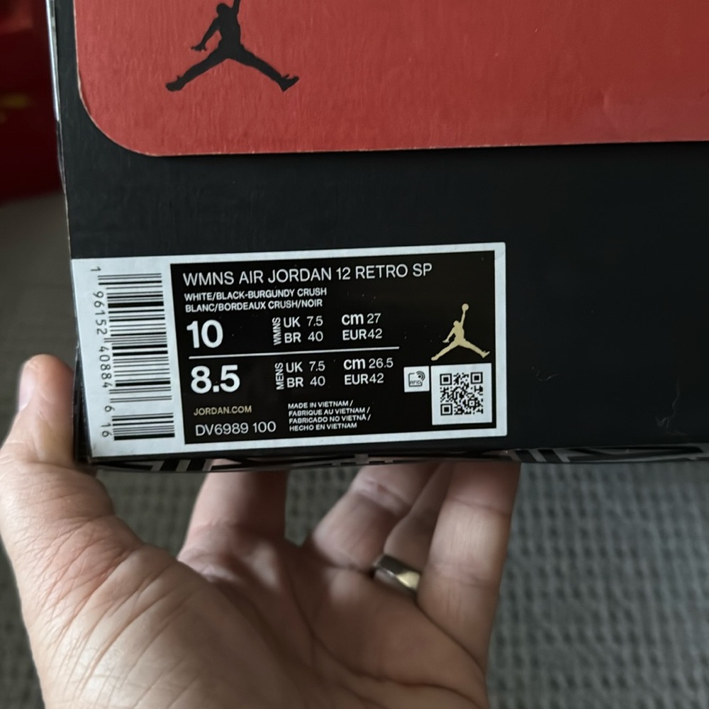 Jordan 12 a ma maniere